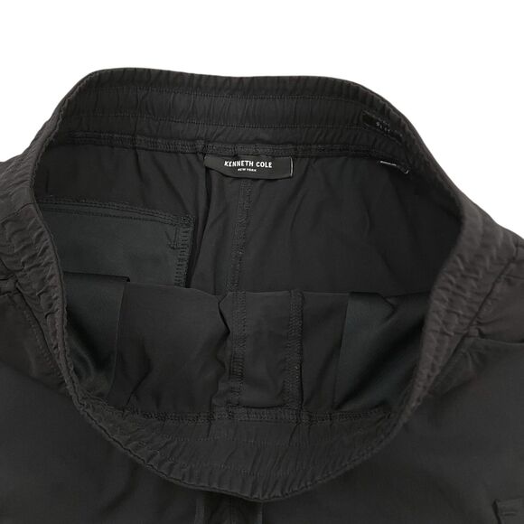 Kenneth Cole Cargo Joggers Pants Mens Large Black Stretch Slim Fit Athletic - Picture 4 of 12